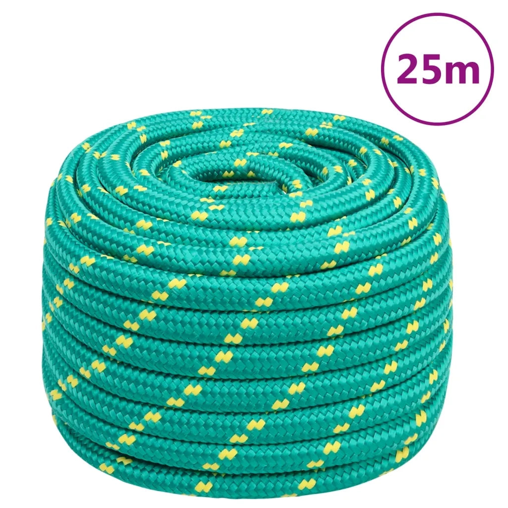 Corda Nautica Verde 20 mm 25 m in Polipropilene