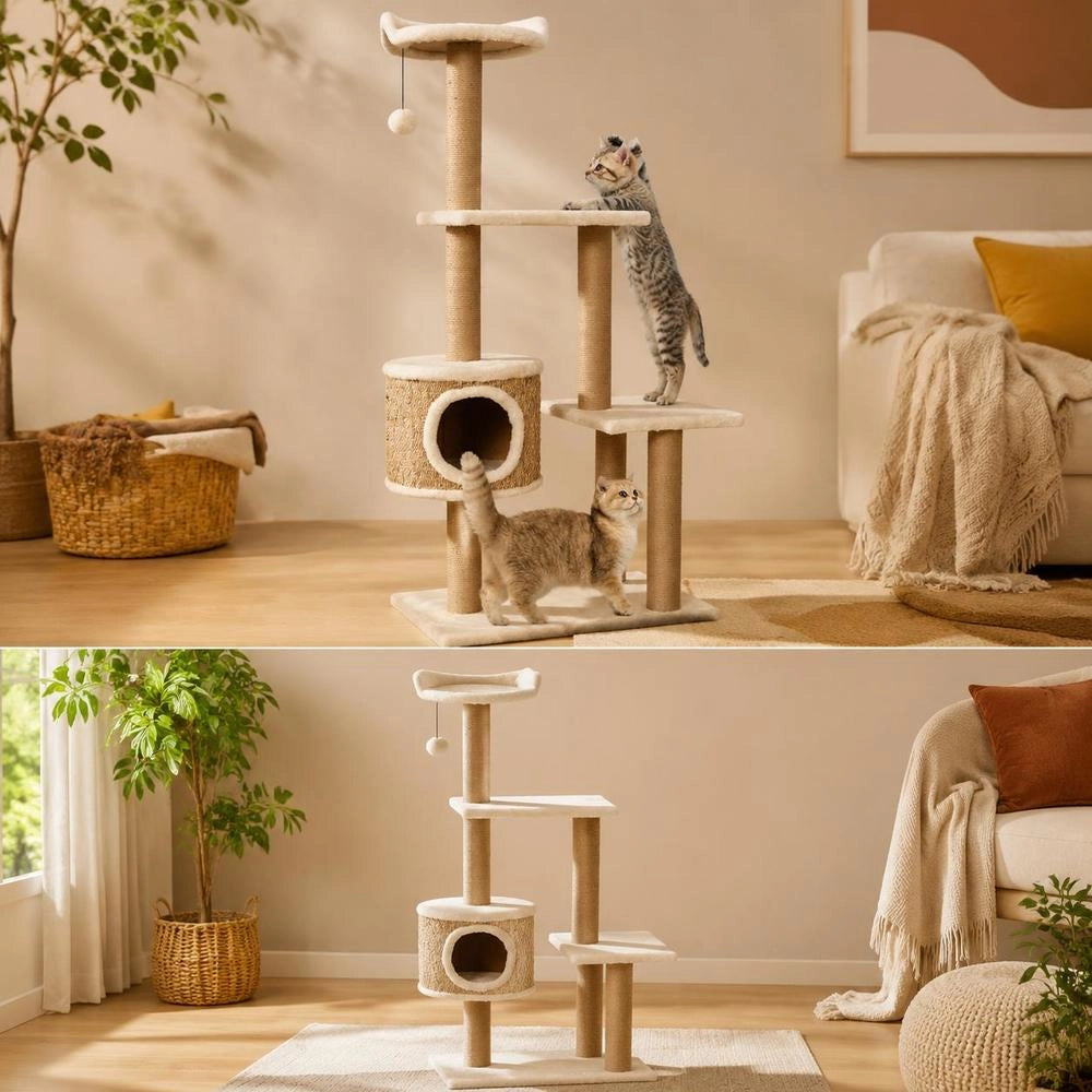 Cat Scratching Post 123 Cm Seagrass
