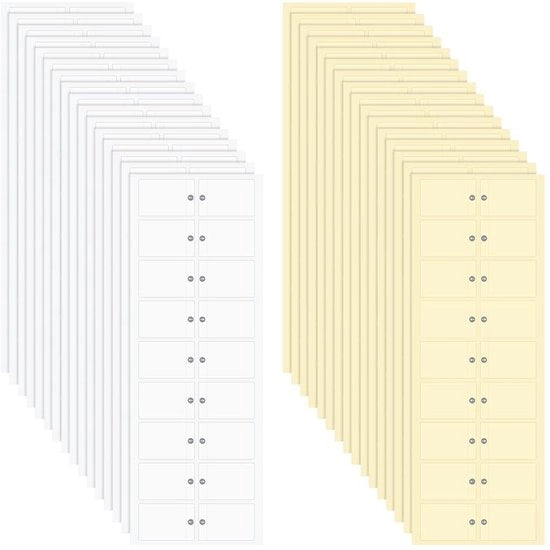 Etichette di chiusura PVC autoadesivi 1008 pezzi - Zegel per buste/enveloppe e scatole regalo - 2 x 3 cm - Adesione duratura - Etichette autoadesive per sigillatura