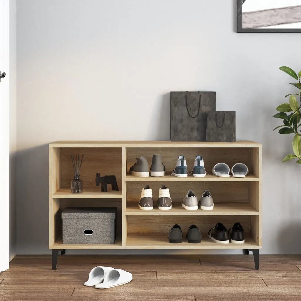 Scarpiera | Mobile per scarpe Rovere Sonoma 102x36x60 cm in Legno Multistrato