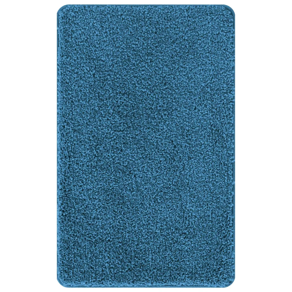 Set di tappetini antiscivolo per il bagno 3 pcs Blu PP 4019873