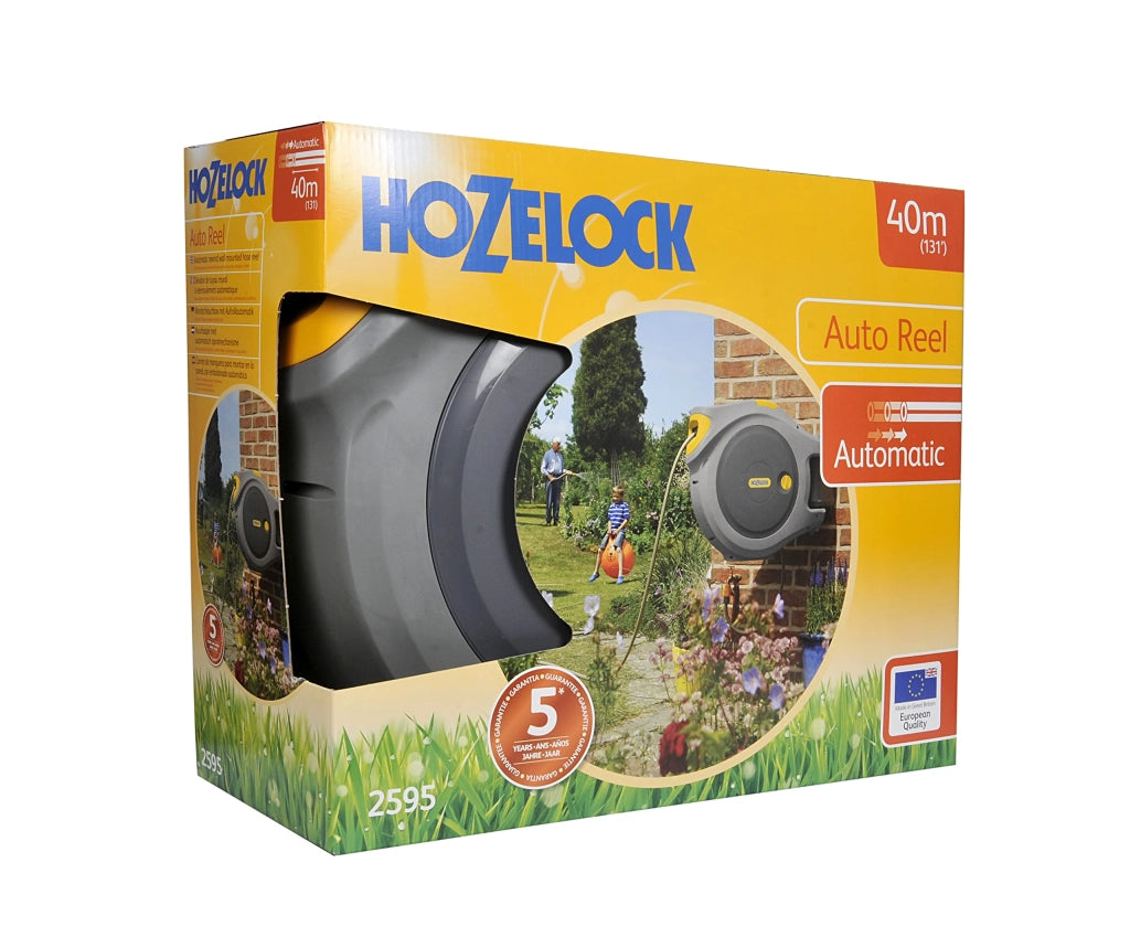 AVVOLGITUBO A MURO 'AUTO REEL' mt. 40 - c/ tubo Premium  - HOZELOCK
