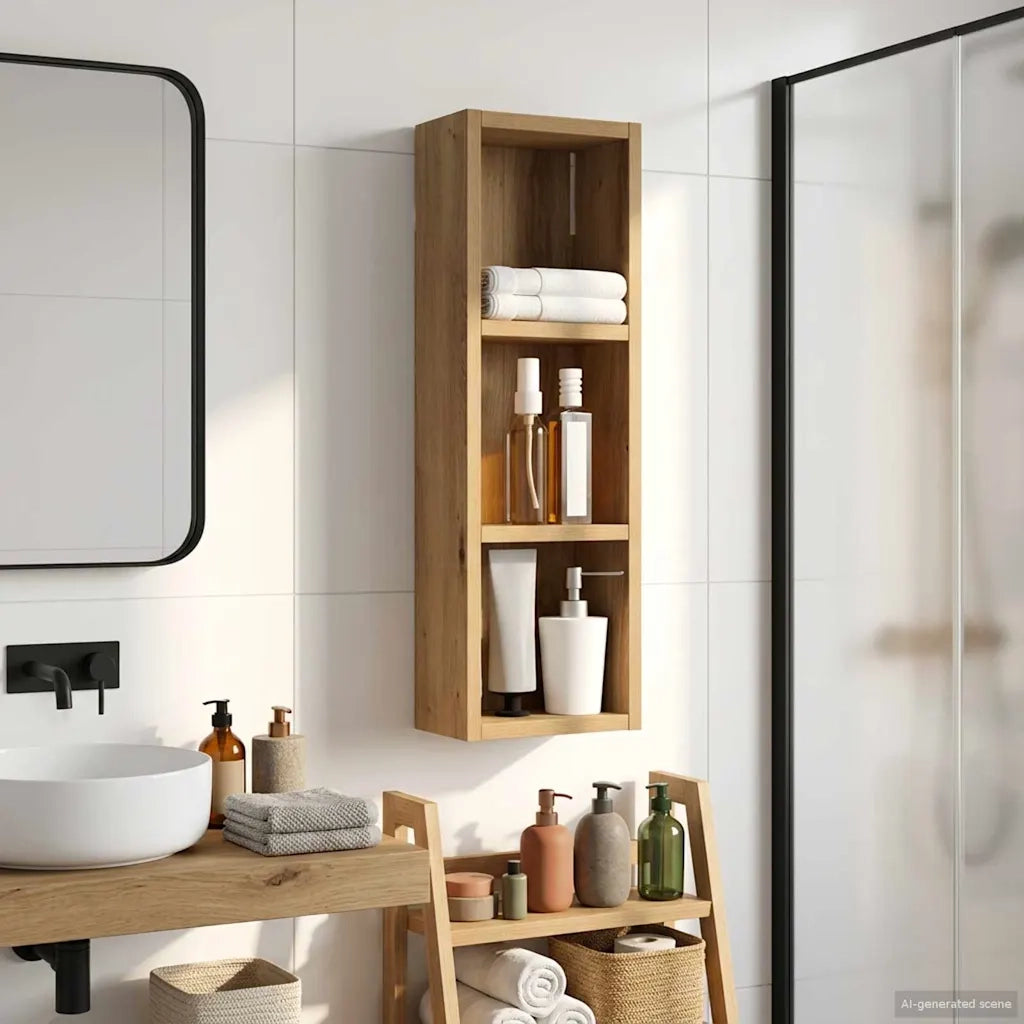 Armadio da bagno a muro Rovere Artigianale 20 x 10 x 60,5 cm