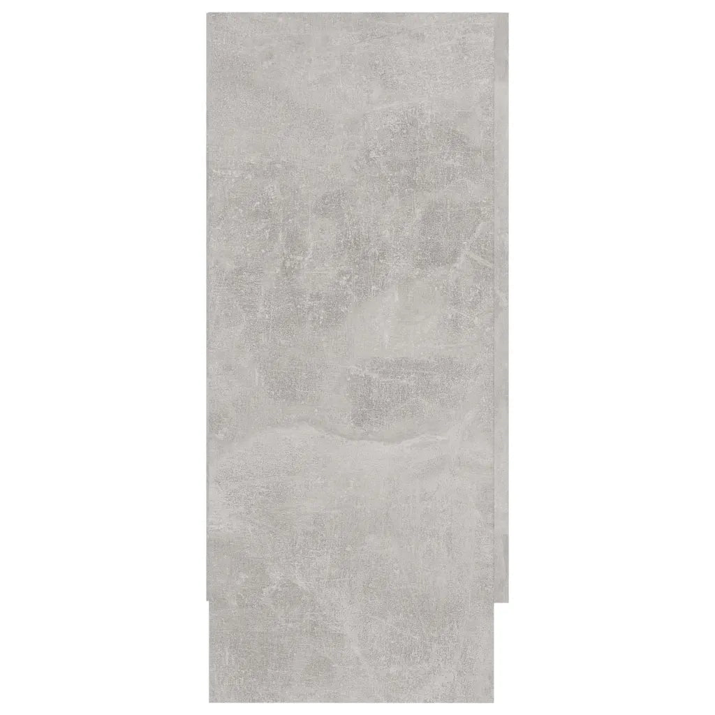 Vetrina moderna e pratica in legno grigio effetto cemento 120 x 30 x 70 cm stile minimalista 02_0047767