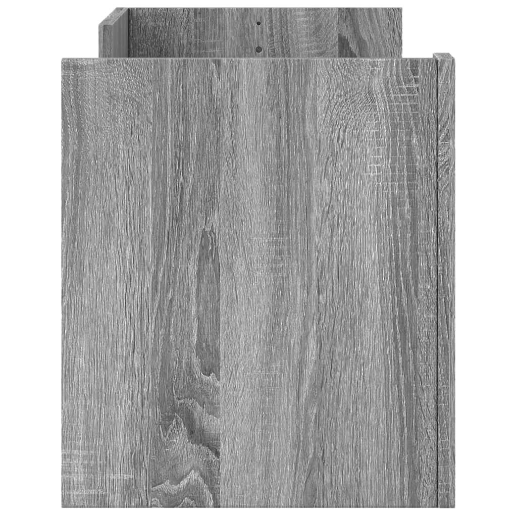 Mobile TV multimediale scaffale TV mobile TV sala da pranzo soggiorno camera da letto Sonoma 100 x 35 x 40 cm legno ingegnerizzato grigio 02_0028331