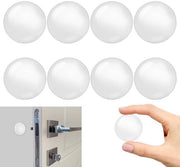 Blocco porta 8 pezzi - Assorbimento shock - Buffer in silicone - Demagnetizzazione - Protezione per parete - Installazione facile