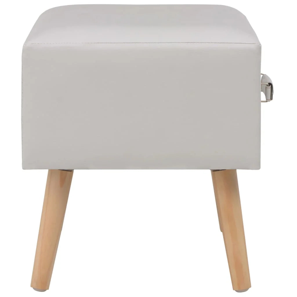 Comodino cassettiera mobili per camera da letto bianco 40x35x40 cm sintetico 1402068