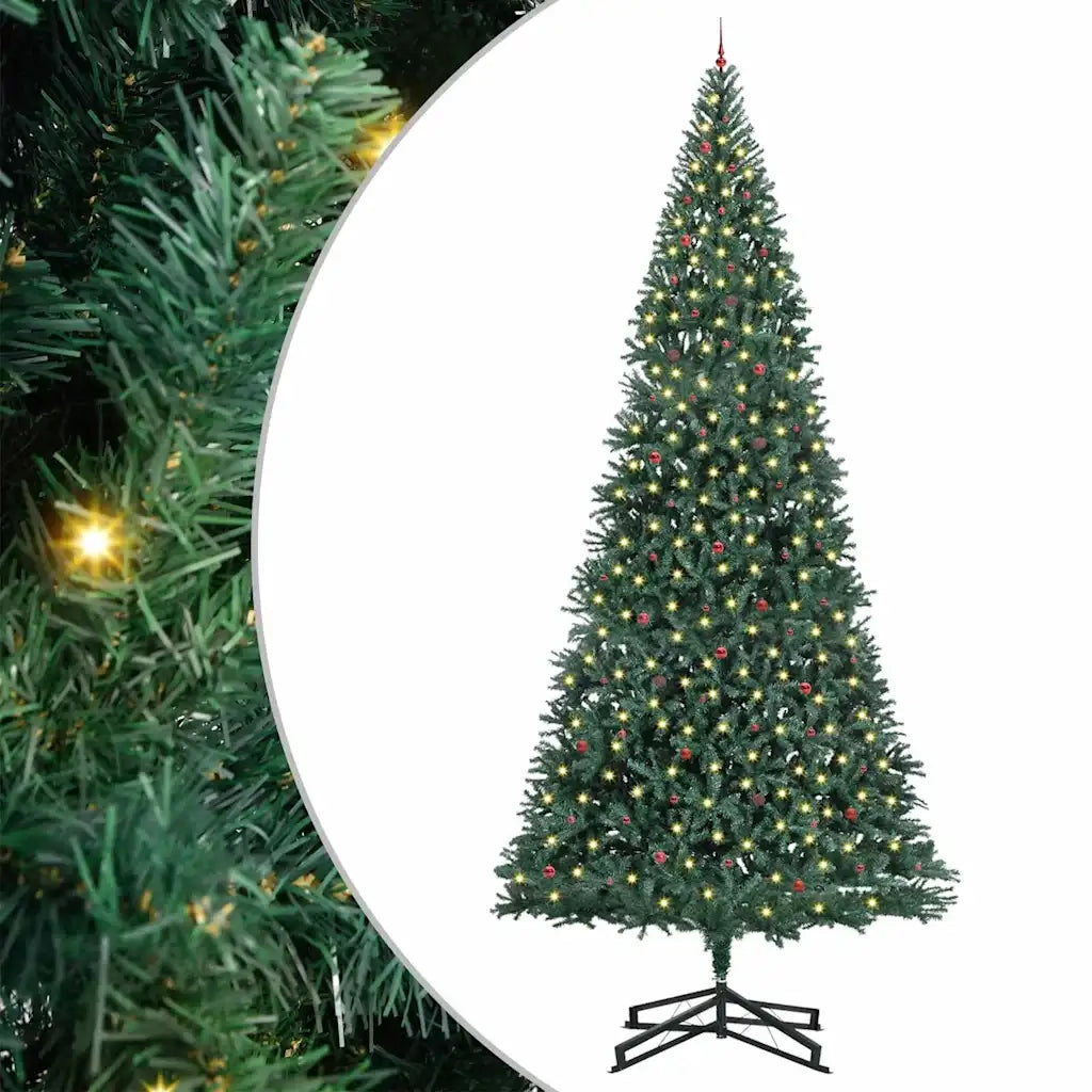 Albero di Natale Artificiale Pre-illuminato con Set di Palline 3394842