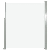 Tenda da sole parasole laterale retrattile per patio giardino terrazza balcone schermo di protezione visiva 160 x 500 cm crema 02_0007094