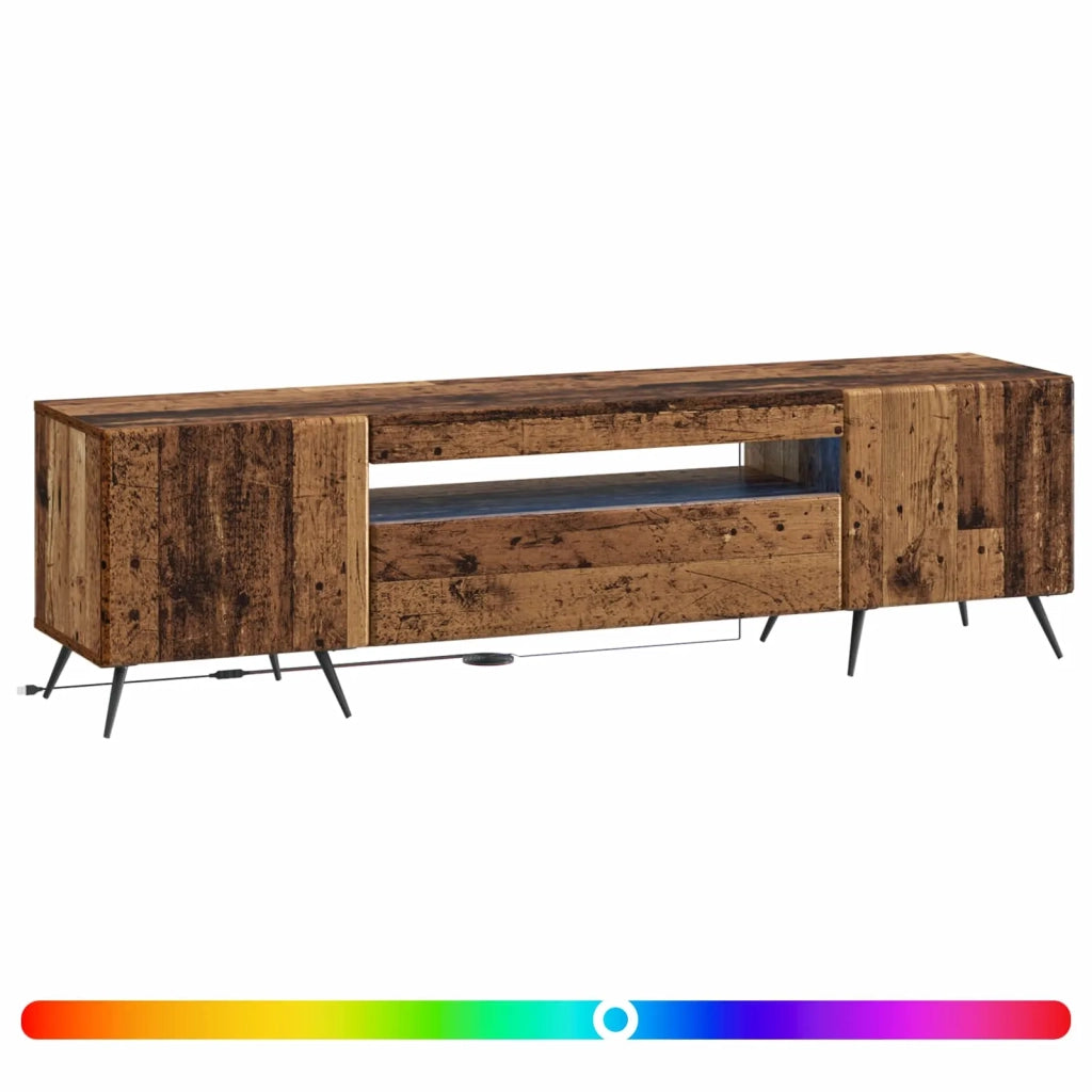 Mobile TV LED Legno antico Legno ingegnerizzato 897573