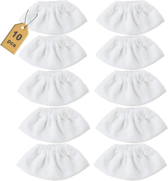 10 pacchi di tovaglie microfibra per accessori per aspirapolvere a vapore - tovaglie di pulizia per EasyFix SC 2, SC 3, SC 4, SC 5