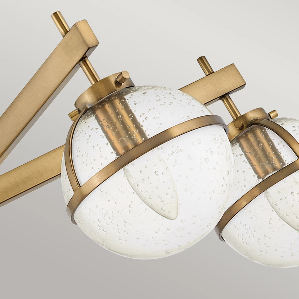 Lampada a sospensione Hollis ottone anticato 5xE14 Hinkley