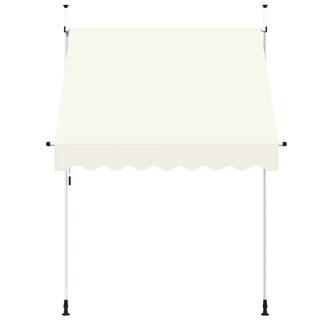 Tenda da Sole Retrattile Manuale 200 cm Crema 143694