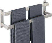 Maniglione per asciugamani per bagno Maniglione per asciugamani a doppia parete per bagno e cucina 60CM