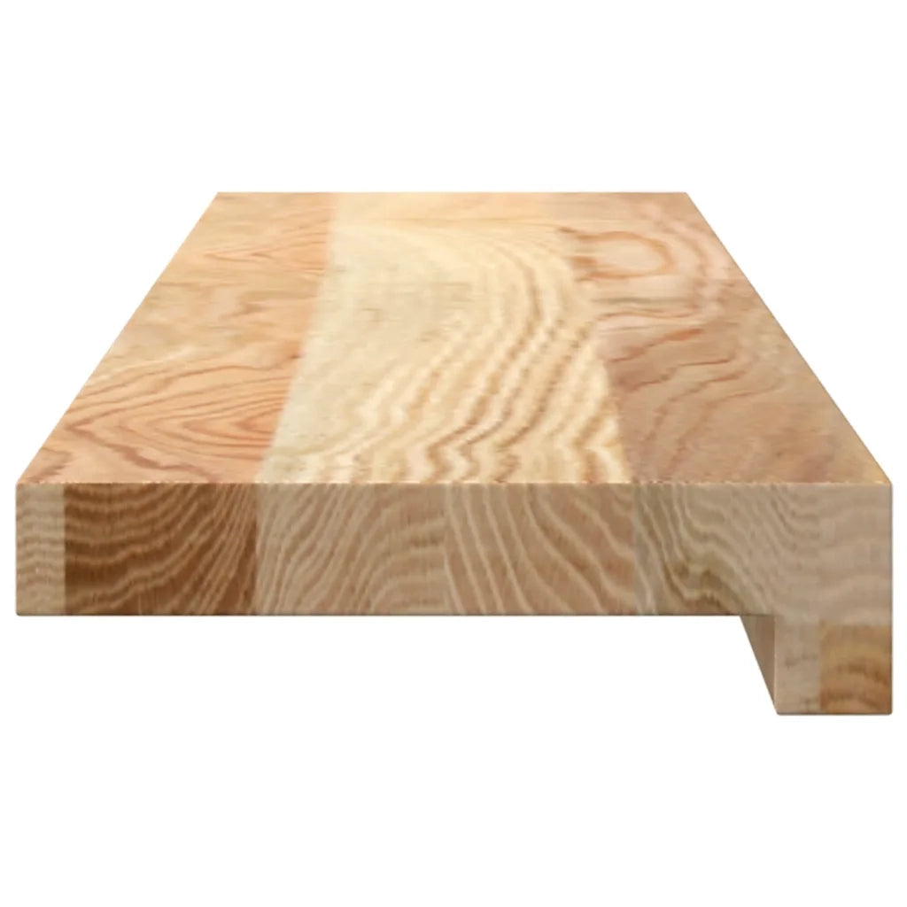 Davanzali 2 pz Non Trattati 70x15x2 cm Legno Massello di Rovere 4009085