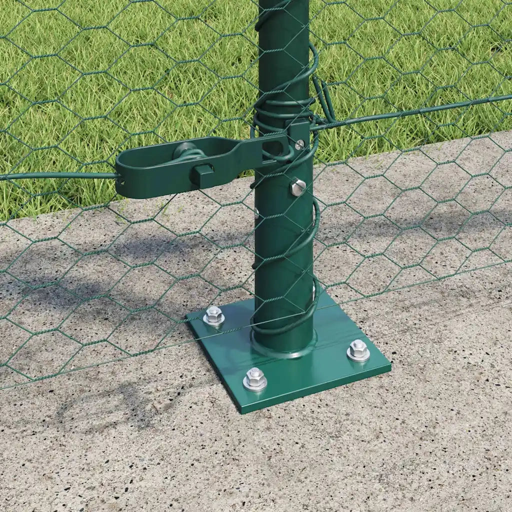 Palo della recinzione Verde 100 x 1 m (maglia da 25 mm)