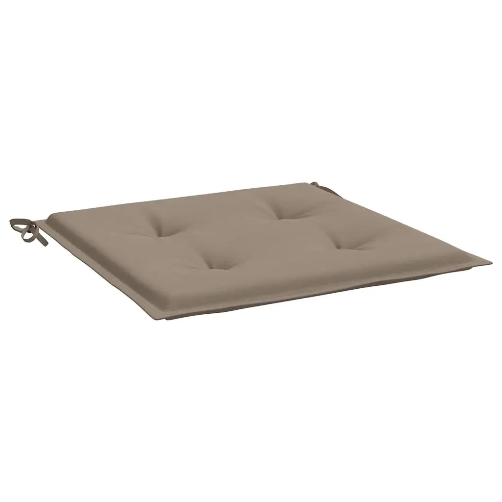 Cuscini per Sedia 2 pz Tortora 40x40x4 cm in Tessuto Oxford 314018