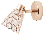 Applique Candellux Glossy 91-97432 oro rosa cristallo