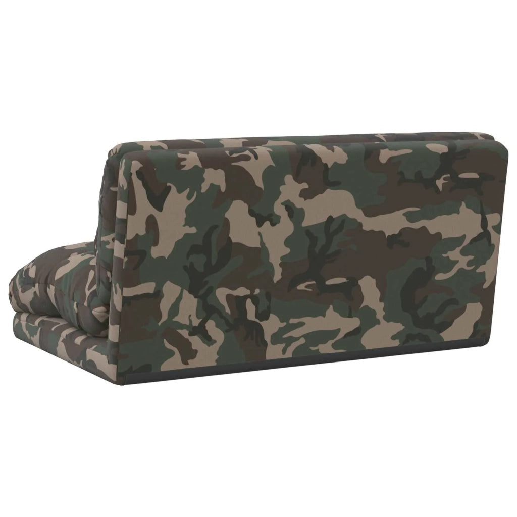 Sedia a pavimento regolabile Verde militare Tessuto