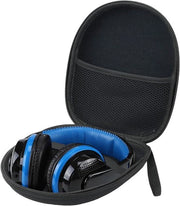 Casella di Protezione per Cuffie Over Ear/On Ear - Borsa di Ricarica per Cuffia - 22 x 19 x 6 cm - Nero
