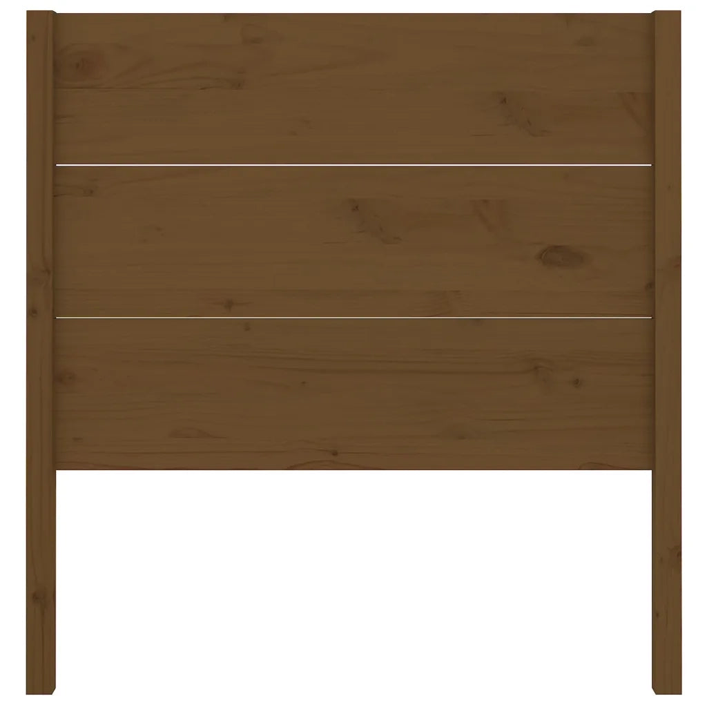 Testiera per Letto ambra 106x4x100 cm in Legno Massello di Pino