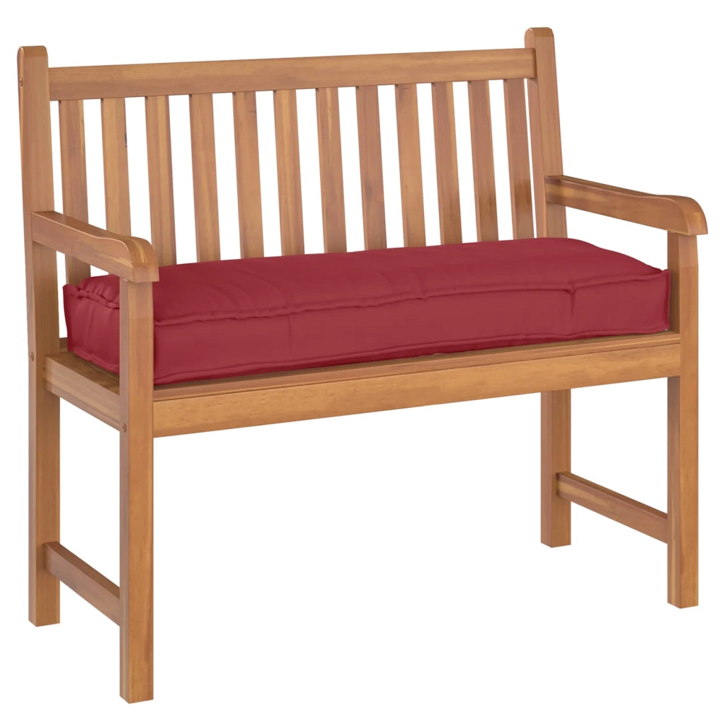 Cuscino Rosso Vino 110 x 40 x 8 cm Tessuto Oxford 42001634