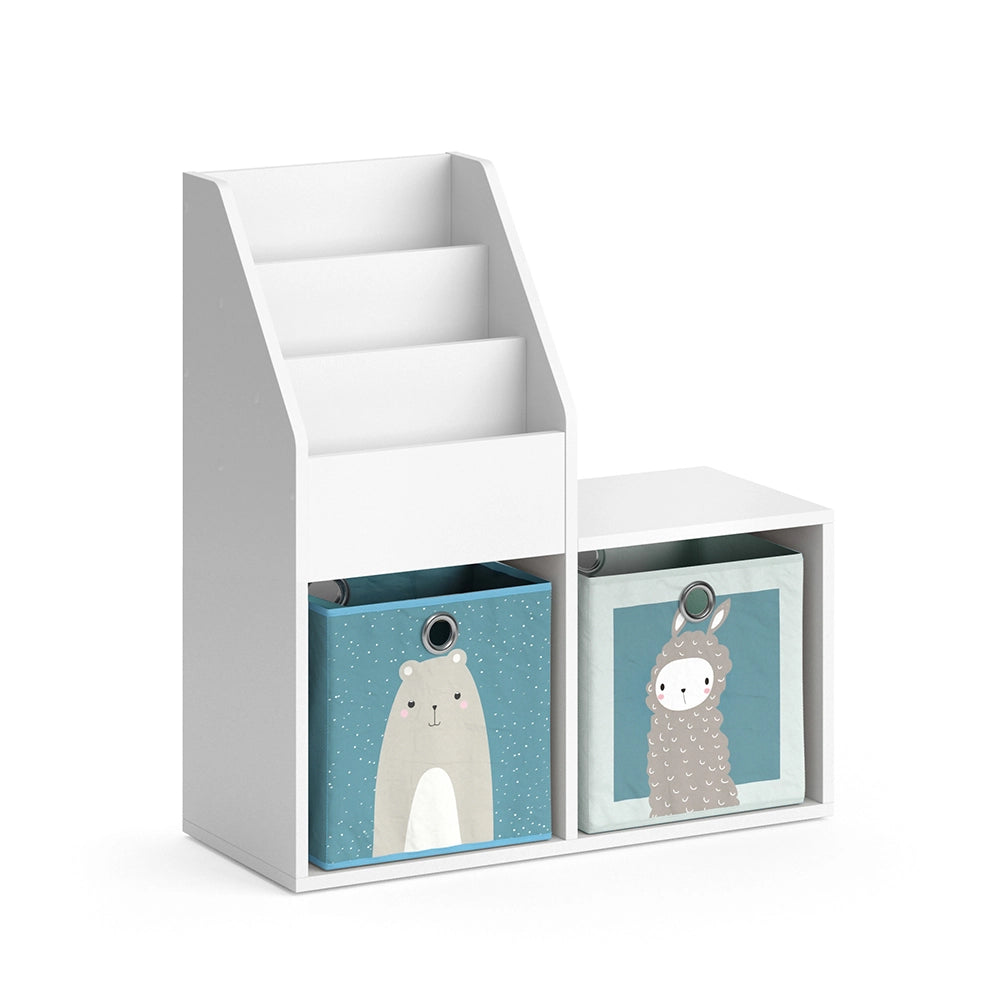 Vicco Libreria bambini Bianco 30.9 x 79 cm Mini, con 2 scatole pieghevoli opt.6