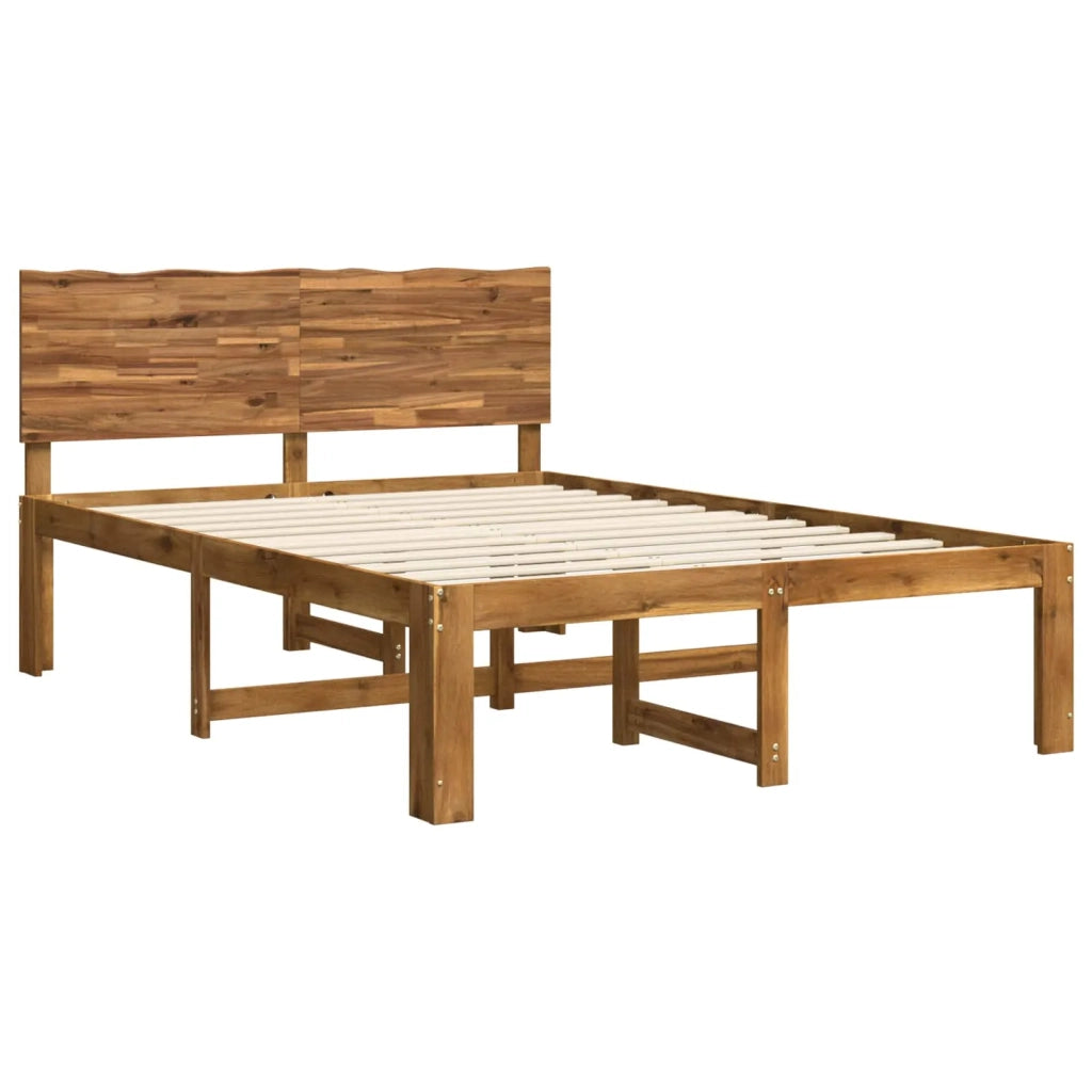 Letto matrimoniale con testiera ROSTOCK Naturale 120 x 190 cm 903402