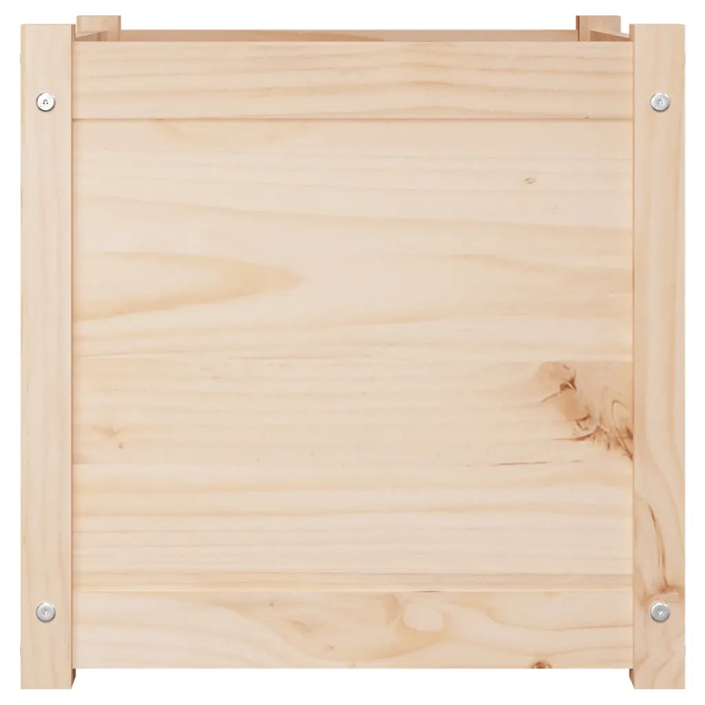 Fioriere da Giardino 2 pz 50x50x50 cm Legno Massello di Pino cod mxl 67243
