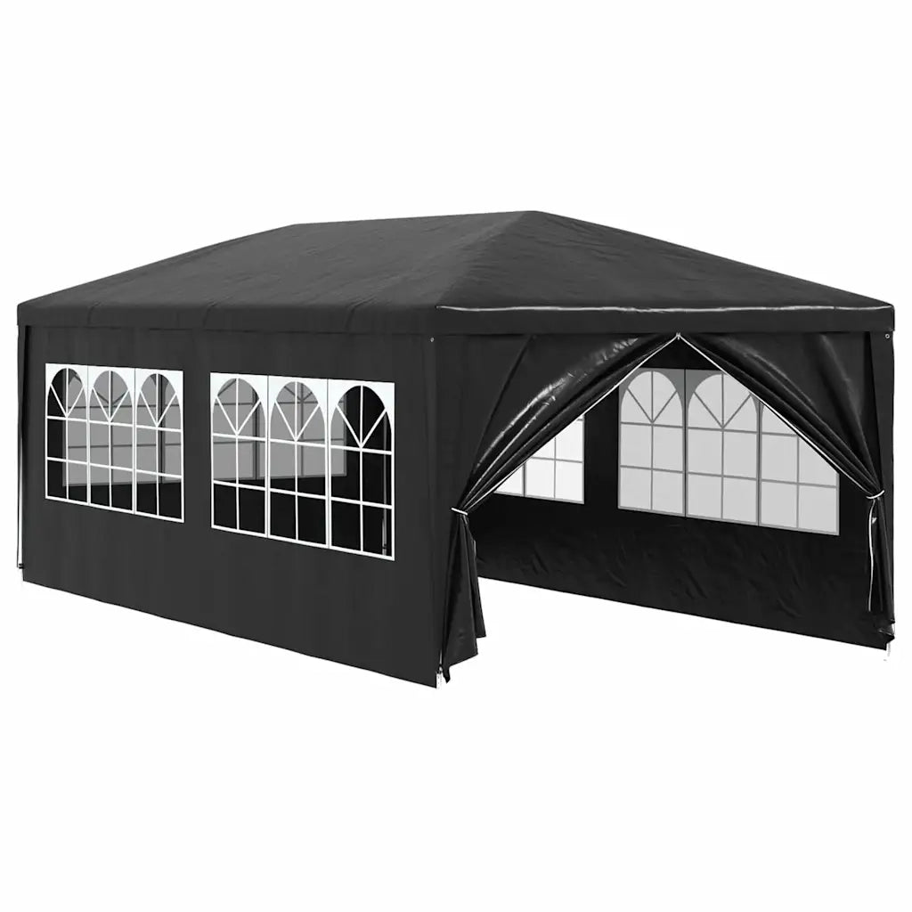 Tenda per Feste-Tenda Gazebo 3x6 m Antracite