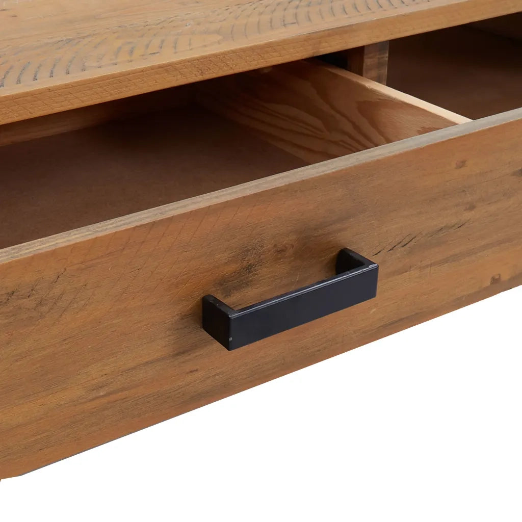 Tavolino da Salotto-Tavolino da soggiorno-Tavolo 90x50x35 cm in Legno Massello di Pino