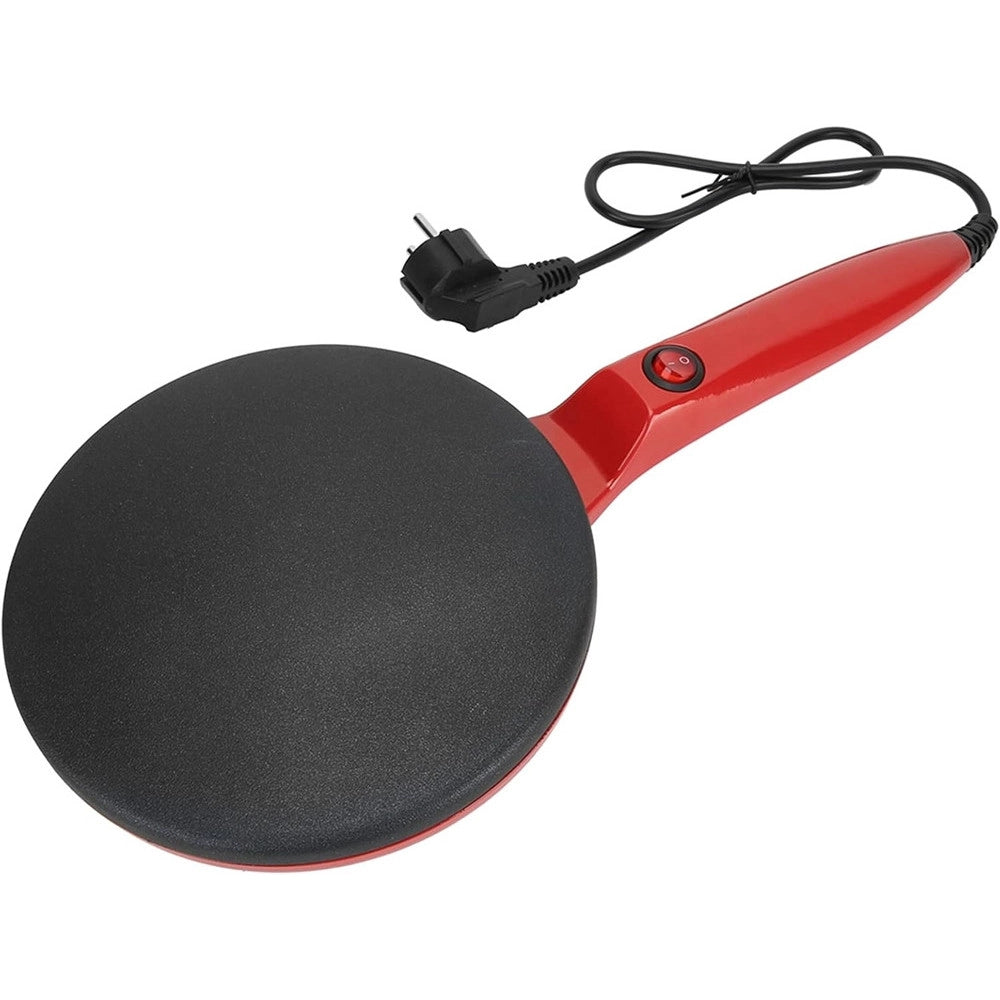 Trade Shop - Piccola Padella Automatica Crepiera Elettrica Antiaderente Per Pancake Tortillas -