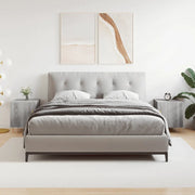 Comodini 2 pz-Set di 2 Tavolino da notte Grigio Sonoma 40x40x50 cm in Legno Multistrato 104353
