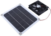 Sistema di ventilazione per zoncolatura - Energia solare - Efficace e risparmiatore di energia - Set di pannelli solari da 10W - Adatto per zoncolature e serre - Ideale per la ventilazione