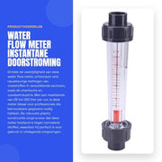 Misuratore di Flusso d'Acqua 25-250 L/U - Plastica - Flussometro - Industria Chimica - Alimentare - Protezione Ambientale - Misuratore di Flusso