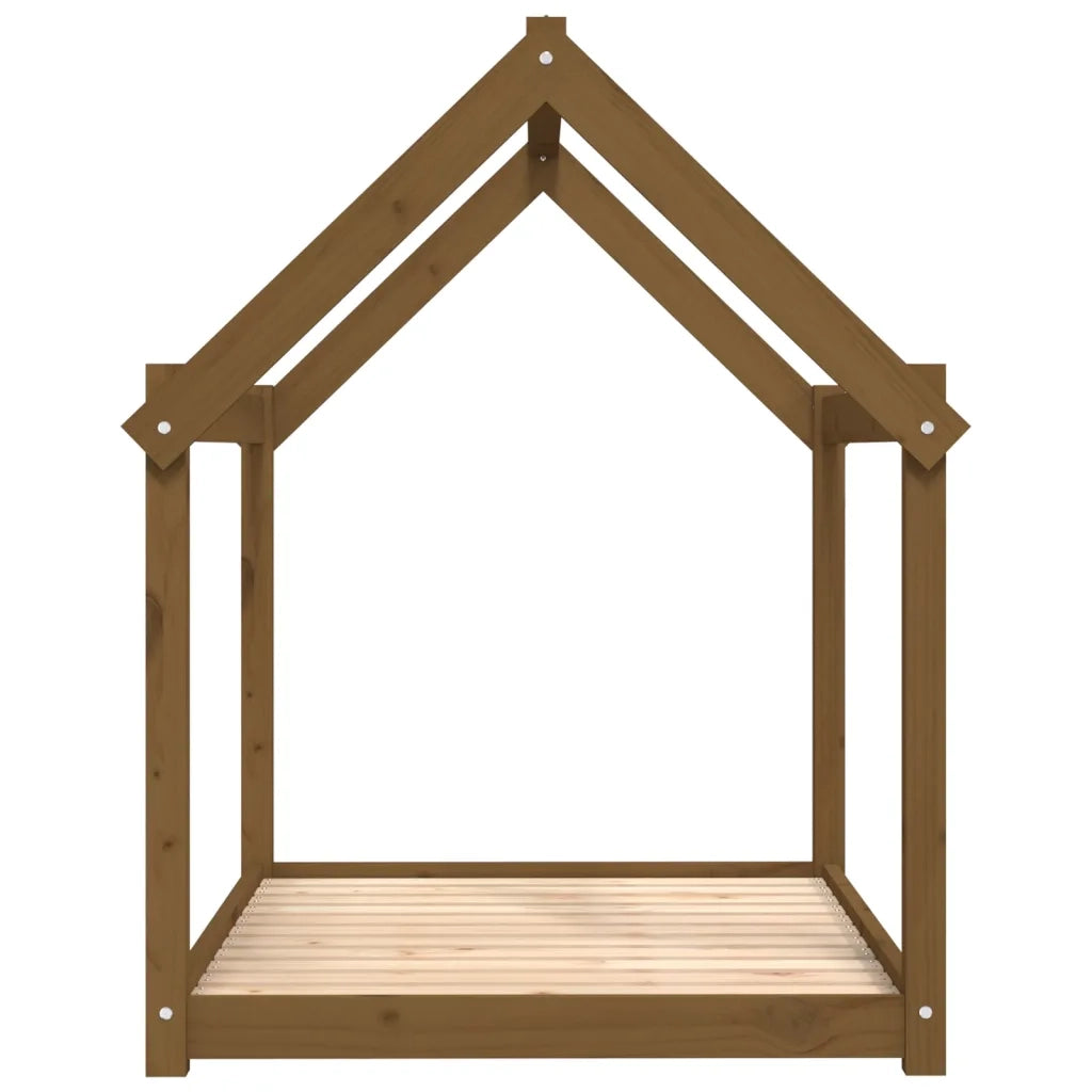 Cuccia per Cani Ambra 111x80x100 cm in Legno Massello di Pino 822220