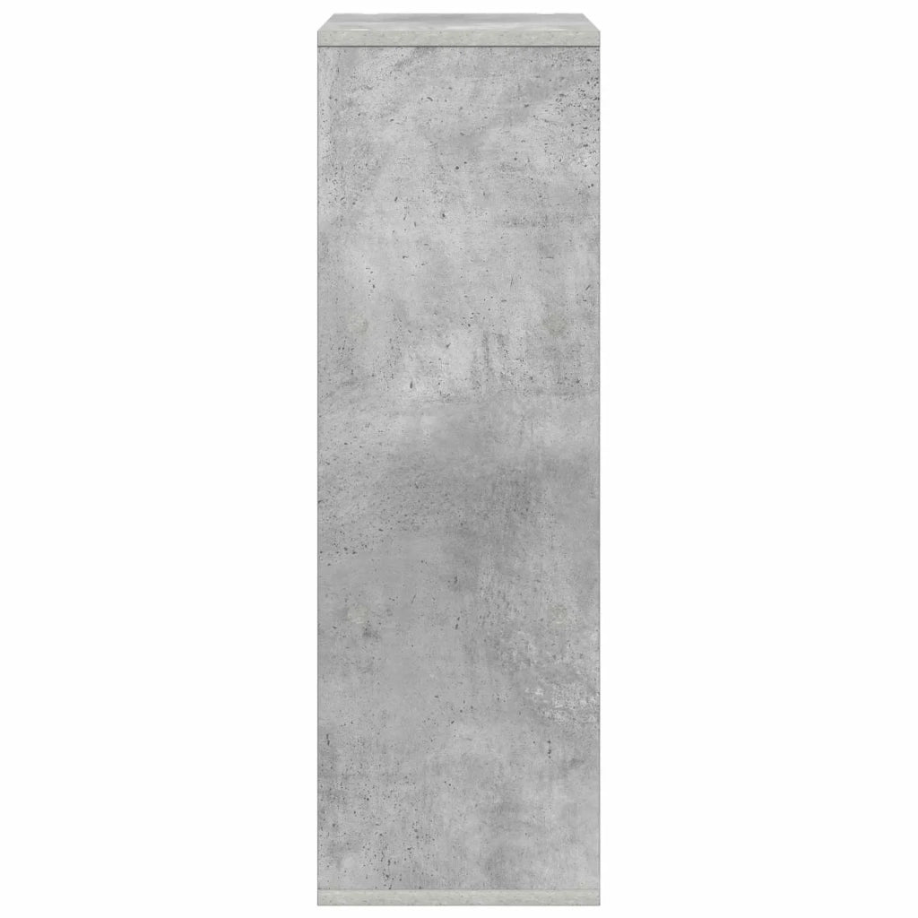 Credenza con cassetto Grigio cemento 30,5 x 27 x 84,5 cm