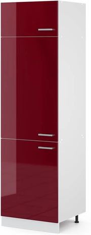 Armadio frigorifero R-Line, Rosso lucido, 60 cm, per la libera combinazione all'interno di sistemi cucina modulari