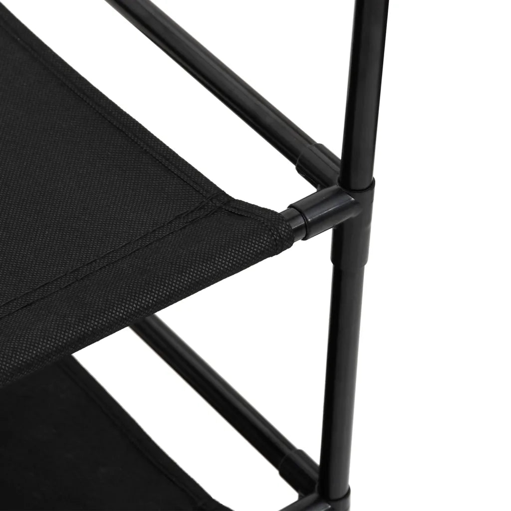 Mobile contenitore moderno con 6 cassetti 55 x 29 x 55 cm spazio organizzato design semplice in acciaio nero 02_0046936