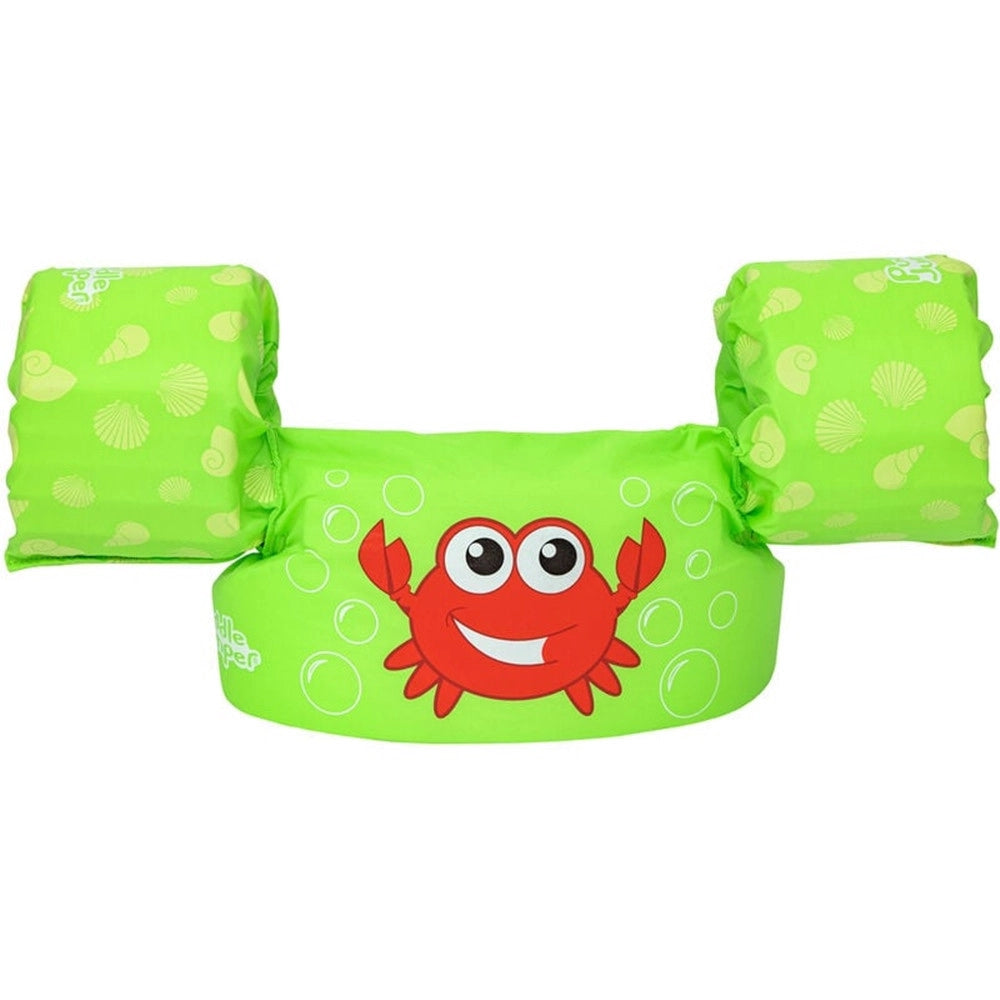 Trade Shop - Gilet Salvagente Per Bambini Design Granchio Giubbotto Galleggiante Con Braccioli 90137 -