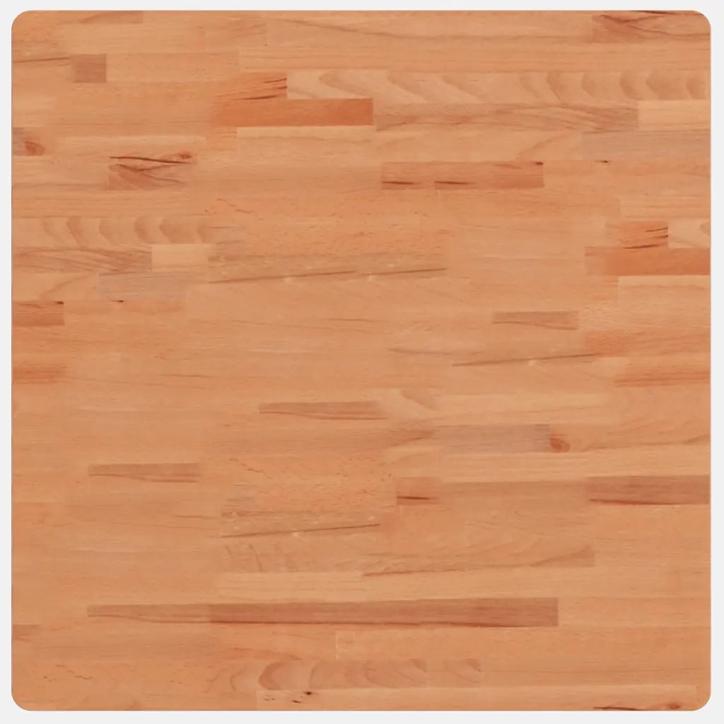 Piano per Tavolo 70x70x2,5 cm Quadrato Legno Massello di Faggiocod mxl 131309