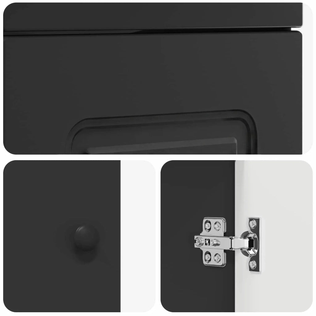 Mobile da bagno con lavabo Nero 42 x 40 x 84,5 cm