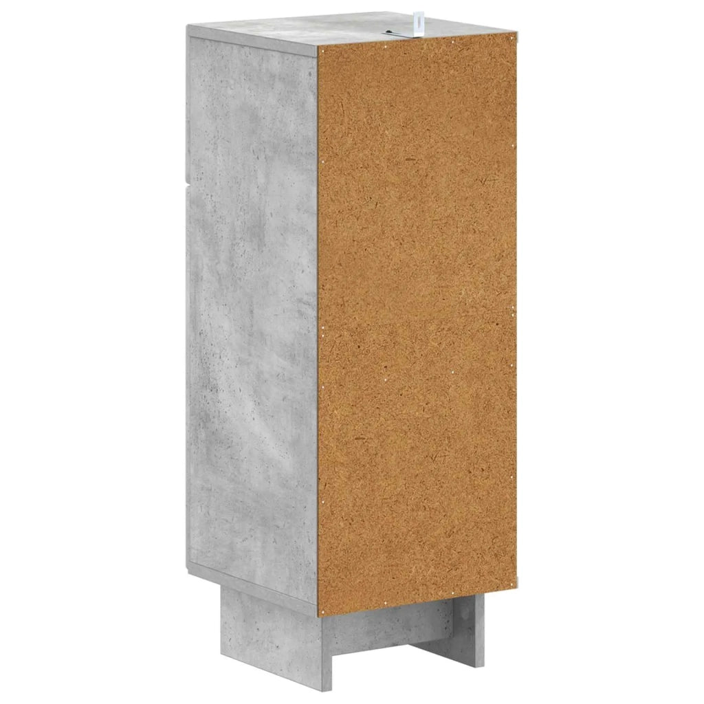 Mobiletto da Bagno EDE Grigio Cemento 30 x 31 x 80 cm 895948