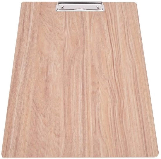 Tavolo da disegno A3 in legno - tavolo da disegno - clip metallico - leggero - resistente agli urti - trasportabile 40x28,8cm - tavolo da disegno portatile