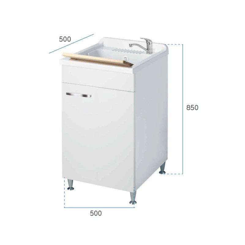 Lavatoio classica 50x50 per lavanderia