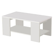 Piraino, Tavolino da Salotto un Vano, 90.5x50.5x41.5h cm Bianco