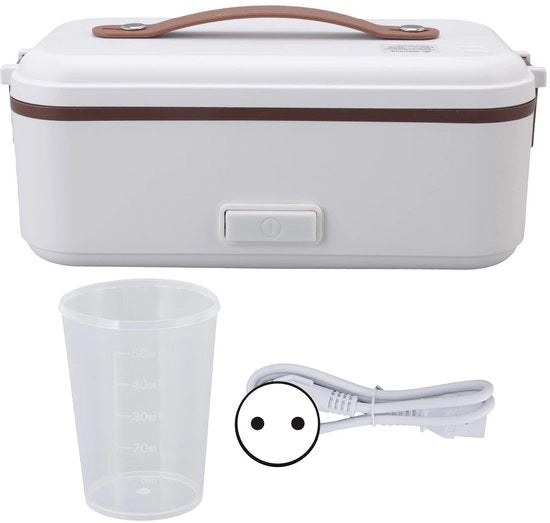 Lunchbox elettrica multifunzionale e portatile - 0,4 l - 300 W - Ideale per uso in viaggio