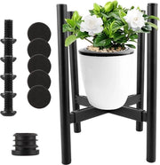 Verstilabile support per piante in metallo - 22-30 cm - support per vaso per interni ed esterni - adatto per vasi con diametro esterno da 17.5-26 cm