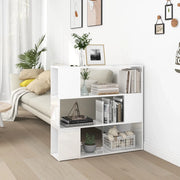 Libreria/Divisorio Bianco Lucido 100x24x94 cm 809185