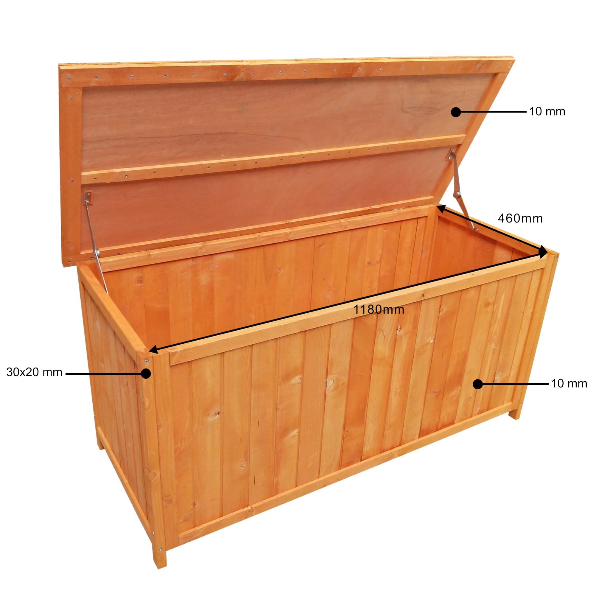 Baule da giardino Mobile da esterno a panca Box Cassapanca Terrazzo Balcone